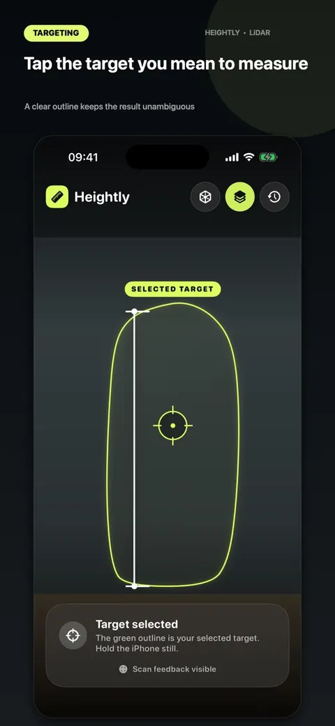 Selecting a measurement target